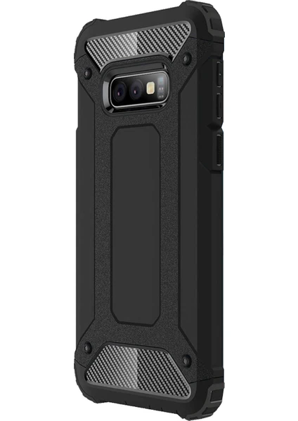 Samsung Galaxy S10E Kılıf Rugged Armor Siyah