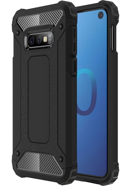 Samsung Galaxy S10E Kılıf Rugged Armor Siyah