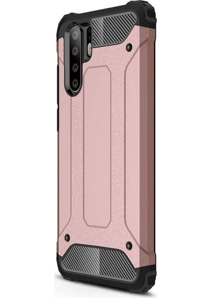 Huawei P30 Pro Kılıf Rugged Armor Rose Gold