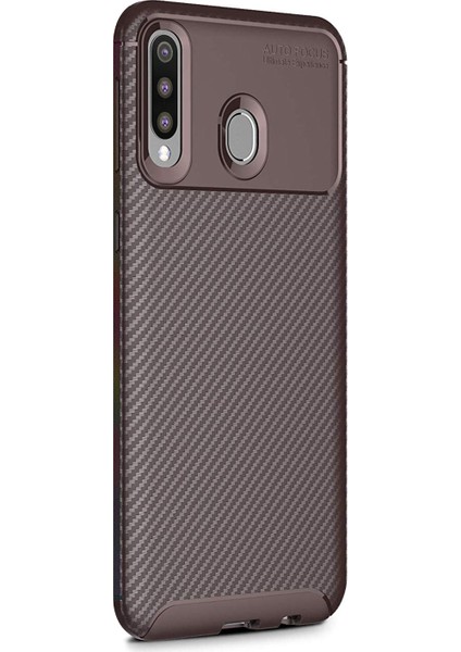 Samsung Galaxy M30 Kılıf Legion Series Kahverengi