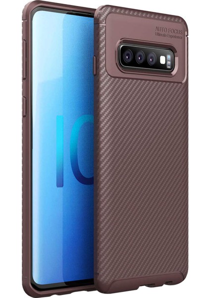 Samsung Galaxy S10 Plus Kılıf Legion Series Kahverengi