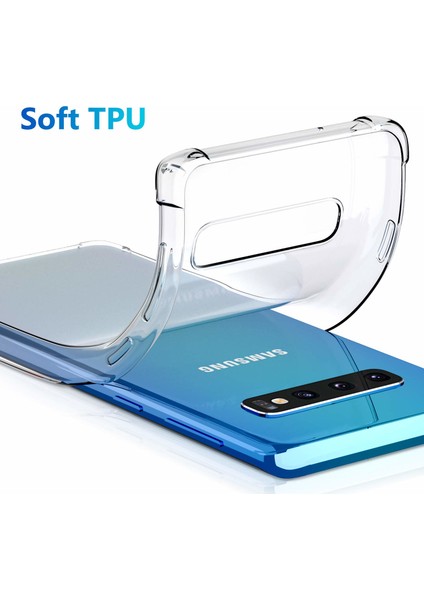 Shock Absorbing Kılıf Samsung Galaxy S10 Şeffaf