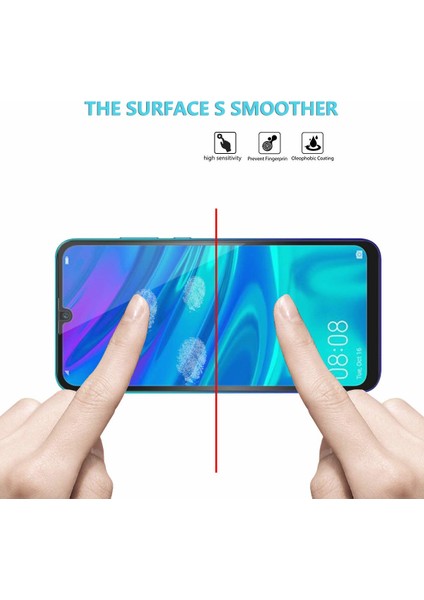 Huawei Honor 10 Lite Tam Kaplayan Temperli Cam Ekran Koruyucu Siyah fiyatları