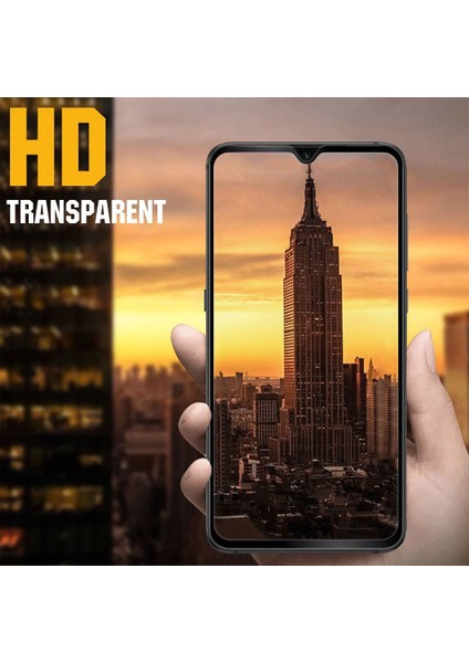 Xiaomi Mi 9 Tam Kaplayan Temperli Cam Ekran Koruyucu Siyah