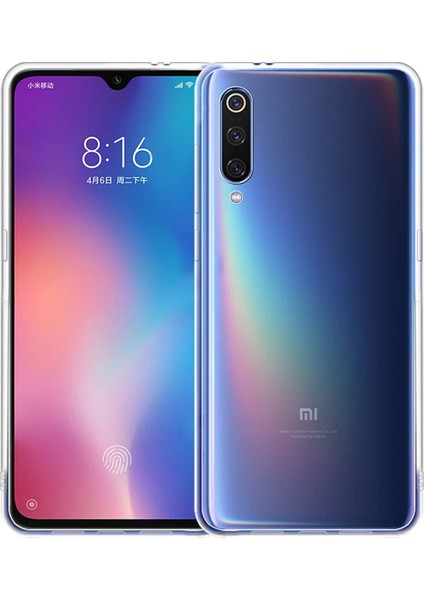 Xiaomi Mi 9 Se Kılıf Transparent Soft Beyaz