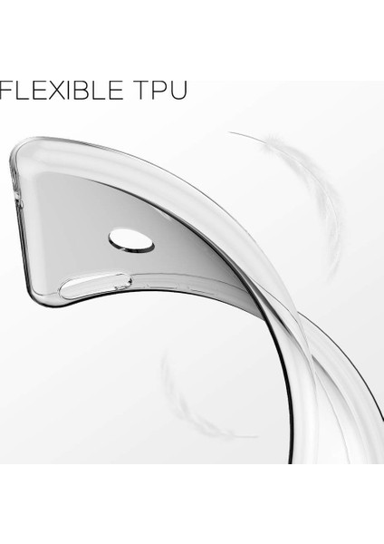 Huawei Y7 Prime 2019 Kılıf Transparent Soft Beyaz