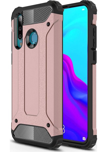 Huawei P30 Lite Kılıf Rugged Armor Rose Gold