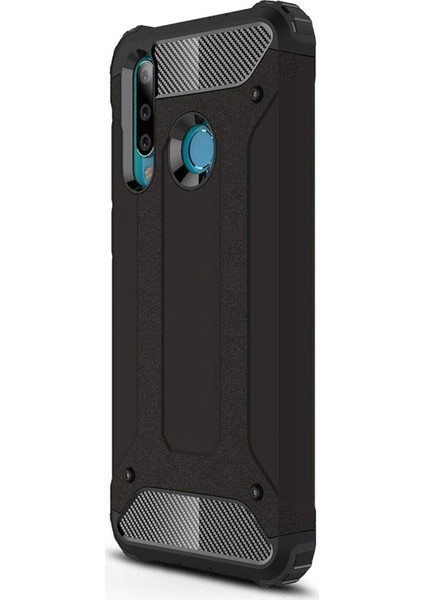 Huawei P30 Lite Kılıf Rugged Armor Siyah