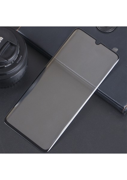 Huawei P30 Lite Tam Kaplayan Temperli Cam Ekran Koruyucu Siyah