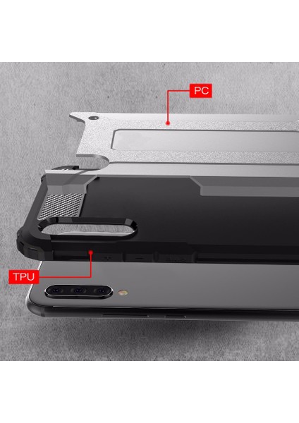 Samsung Galaxy A70 Kılıf Rugged Armor Gold