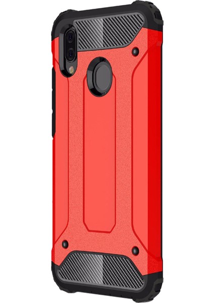 Samsung Galaxy A20 Kılıf Rugged Armor Kırmızı
