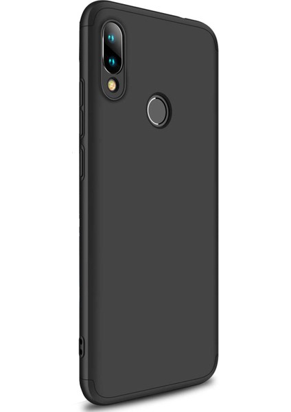 Xiaomi Redmi Note 7 Kılıf Double Dip 360 Protective Siyah