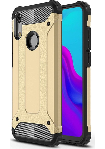 Huawei Honor 8A Kılıf Rugged Armor Gold