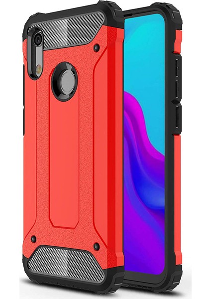 Huawei Honor 8A Kılıf Rugged Armor Kırmızı