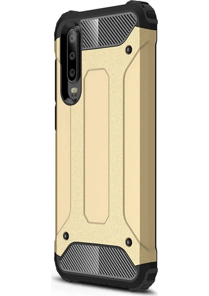 Huawei P30 Kılıf Rugged Armor Gold