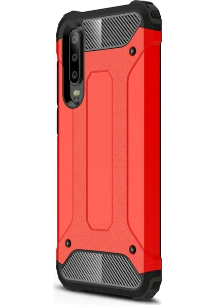 Huawei P30 Kılıf Rugged Armor Kırmızı