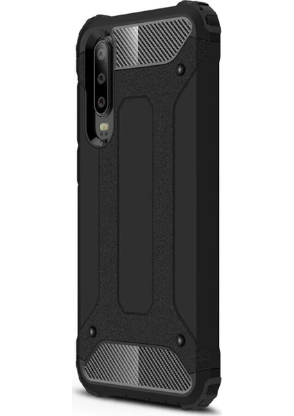 Huawei P30 Kılıf Rugged Armor Siyah