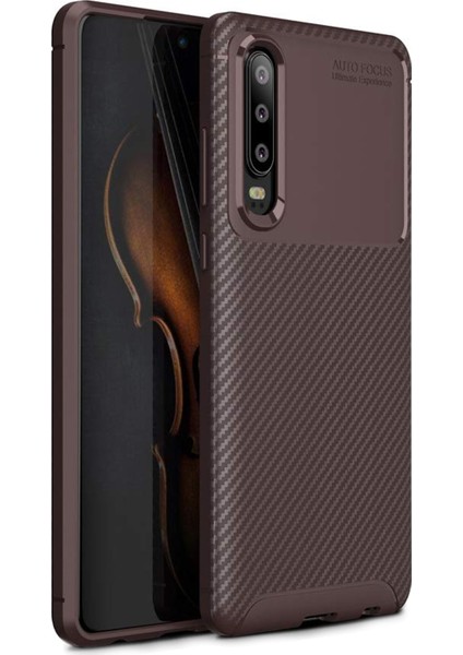 Huawei P30 Kılıf Legion Series Kahverengi