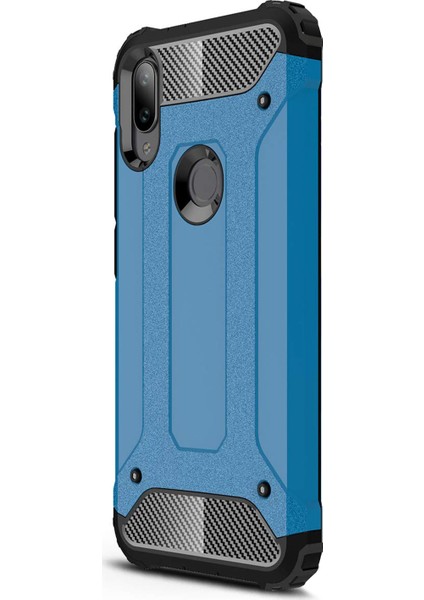 Xiaomi Mi Play Kılıf Rugged Armor Mavi