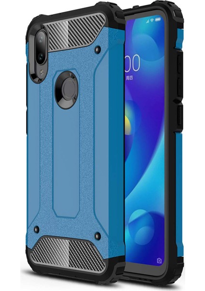 Xiaomi Mi Play Kılıf Rugged Armor Mavi