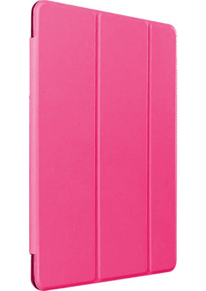 Apple iPad Air 3 10.5'' 2019 (A2152-A2123-A2153-A2154) Smart Case Ve Arka Kılıf Koyu Pembe