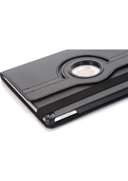 Apple iPad Air 3 10.5'' 2019 (A2152-A2123-A2153-A2154) Kılıf 360 Rotating Stand Deri Koyu Pembe