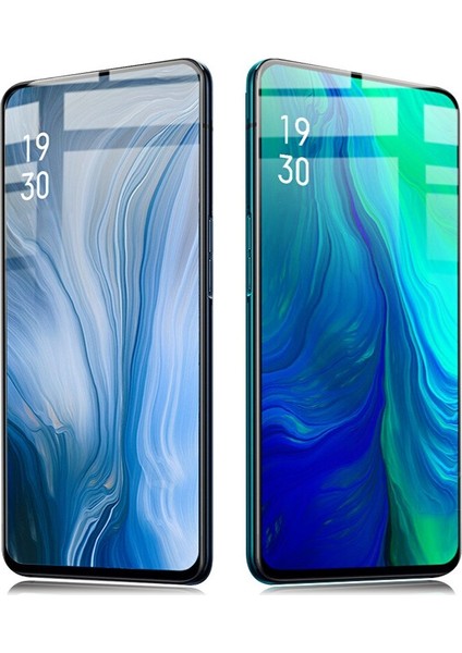 Oppo Reno 10X Zoom Tam Kaplayan Temperli Cam Ekran Koruyucu Siyah fiyatları