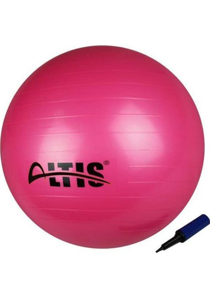 GB55 Pilates Topu 55 CM+Pompa Pembe
