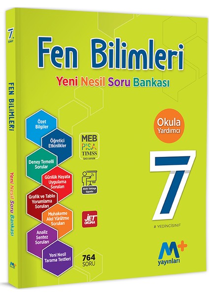 Martı Okul 7. Sınıf Fen Bilimleri Yeni Nesil Soru Bankası