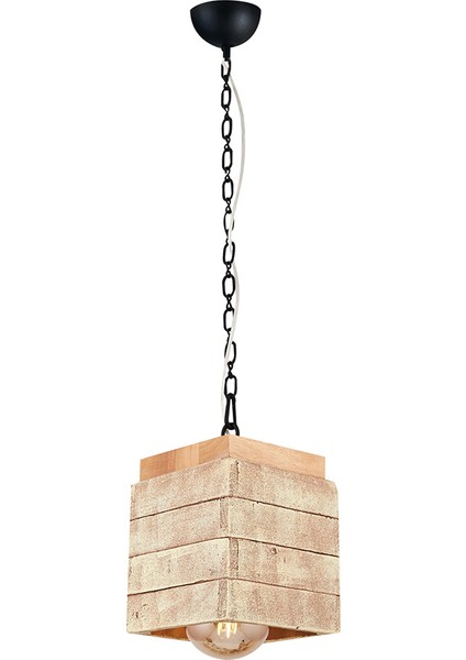 4730-16,04 Tekli Beton Avize KAHVE