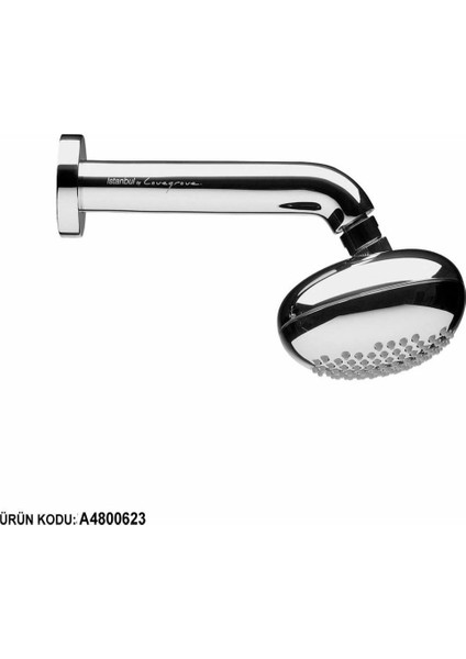 İstanbul Duş Başlığı Altın Duvardan (A4800623)