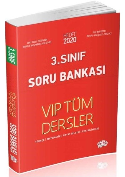3. Sınıf VIP Tüm Dersler Soru Bankası