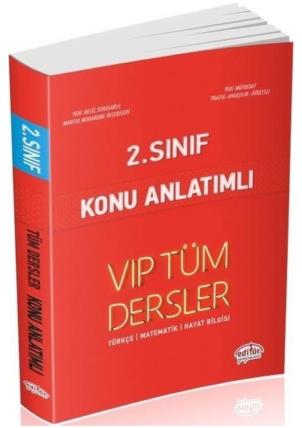 Editör Yayınları 2. Sınıf VIP Tüm Dersler Konu Anlatımlı