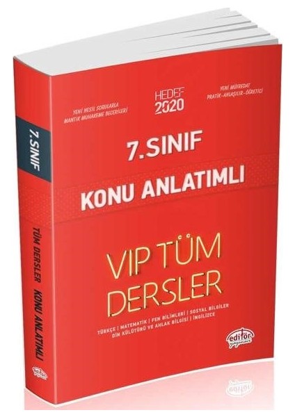 7. Sınıf VIP Tüm Dersler Konu Anlatımlı
