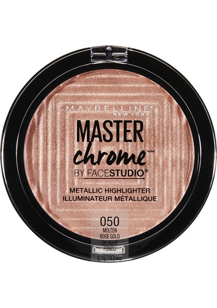 Master Chrome Metalik Highlighter Pudra - 050 Molten Rose Gold
