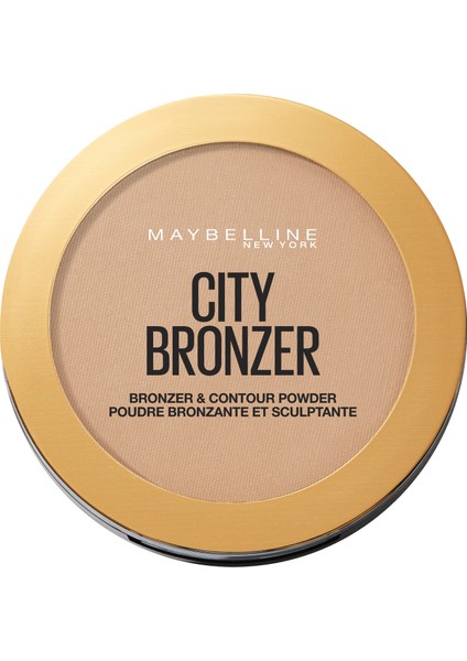 Maybelline New York City Bronze Bronzlaştırıcı & Kontür Pudrası - 200 Medium Cool (Orta; Soğuk Ton)