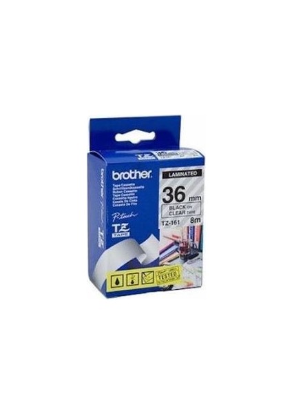 Tz-261 (36Mm) Siyah Lamine Etiket