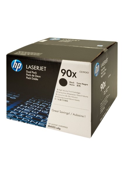 Ce390Xd (90X) Siyah Toner İkili Paket M4555 / M601 / M602 / M603