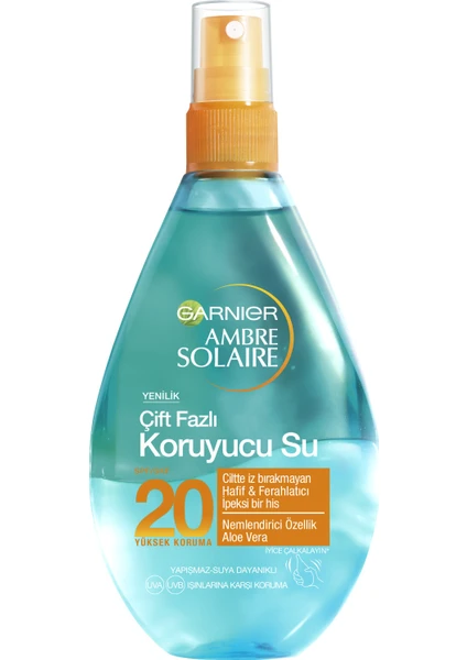 Ambre Solaire Çift Fazlı Koruyucu Su GKF20 150ML