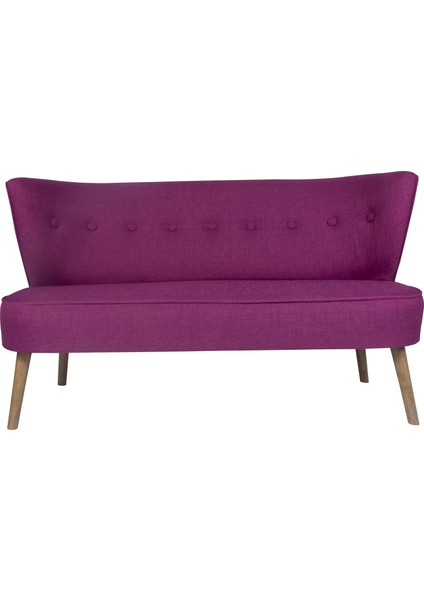 Bienville Loveseat İkili Kanape Mor