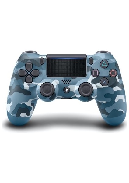 Ps4 Dualshock 4 V2 Gamepad Kol - Mavi Kamuflaj Teşhir
