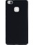 Huawei P9 Lite 2016 Mat Silikon Kılıf Slim Fit Simple Case Siyah + Ekran Koruyucu Cam 1