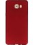 Samsung Galaxy A5 2017 Mat Silikon Kılıf Slim Fit Simple Case Kırmızı + Ekran Koruyucu Cam 1