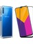 Samsung Galaxy A50 Darbe Korumalı Silikon Kılıf Şeffaf Antişok Kapak + 6D Tam Kaplayan Esnek Nano Cam 2