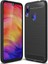 Xiaomi Redmi Note 7 Pro Brushed Carbon Fiber Silikon Kılıf - Siyah 2