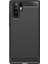 Huawei P30 Pro Brushed Carbon Fiber Silikon Kılıf - Siyah 1