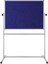 120X140 Kumaş Kaplı Mobil Çift Taraflı Pano 2