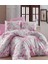 Ranforce Çift Kişilik Nevresim Takımı - Derosa Pembe 1