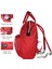 Anne Bebek Bakım Sırt Çantası Fonksiyonel Su Geçirmez Çanta Kırmızı 2