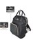 Anne Bebek Bakım Sırt Çantası Fonksiyonel Su Geçirmez Çanta Siyah 3